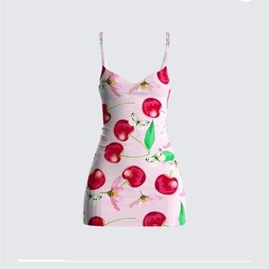 Pink Cherry Mini Dress 🍒